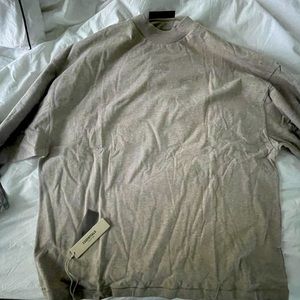 ESSENTIALS LS Tee - Core Heather / S